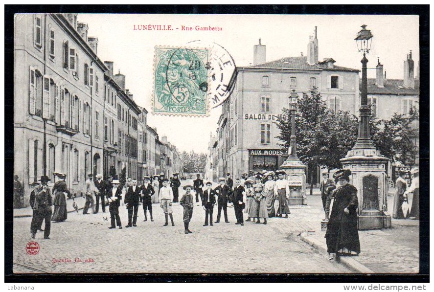 54-Lunéville, Rue Gambetta - Luneville