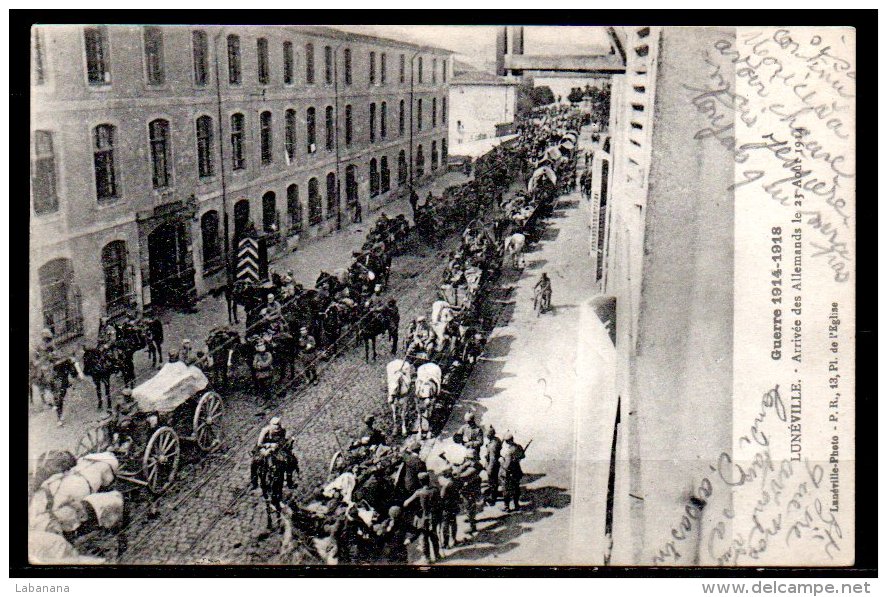 54-Lunéville, Arrivée Des Allemands Le 23 Août 1914 - Luneville
