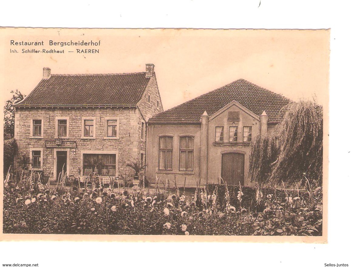 CP Canton De L'Est Ostkanton Raeren Restaurant Bergscheiderhof JS194 - Raeren