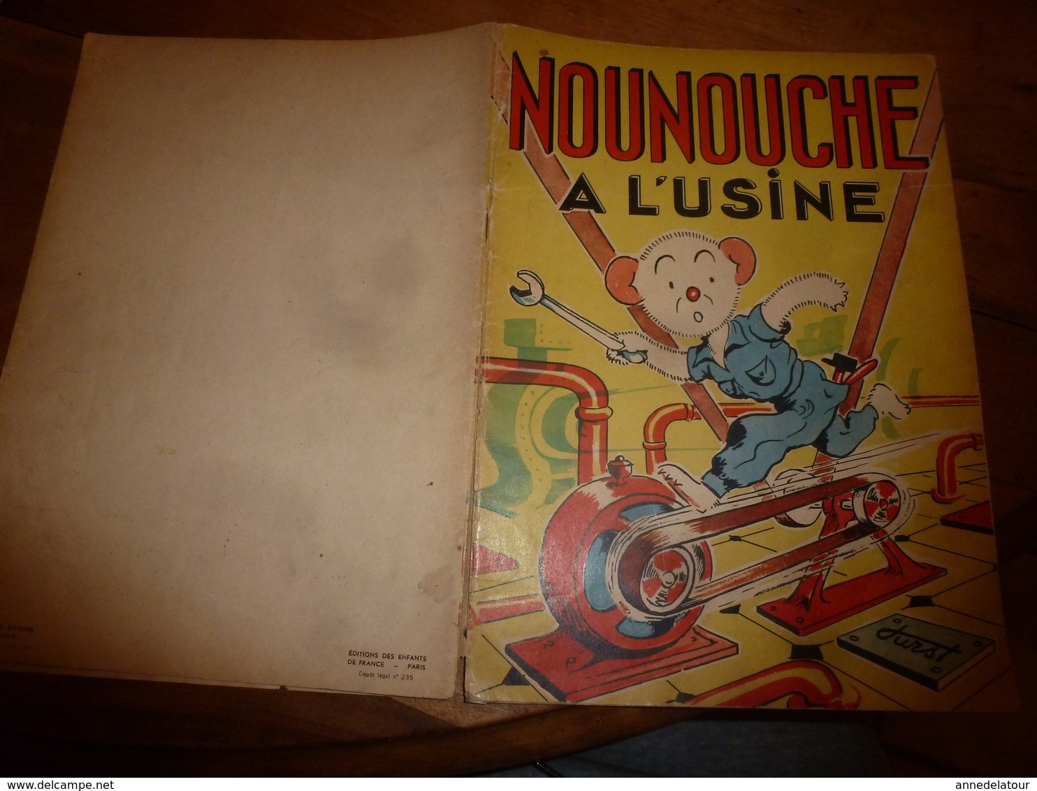 1953 NOUNOUCHE à L'usine,   Texte Et Dessins De DURST - Verzamelingen