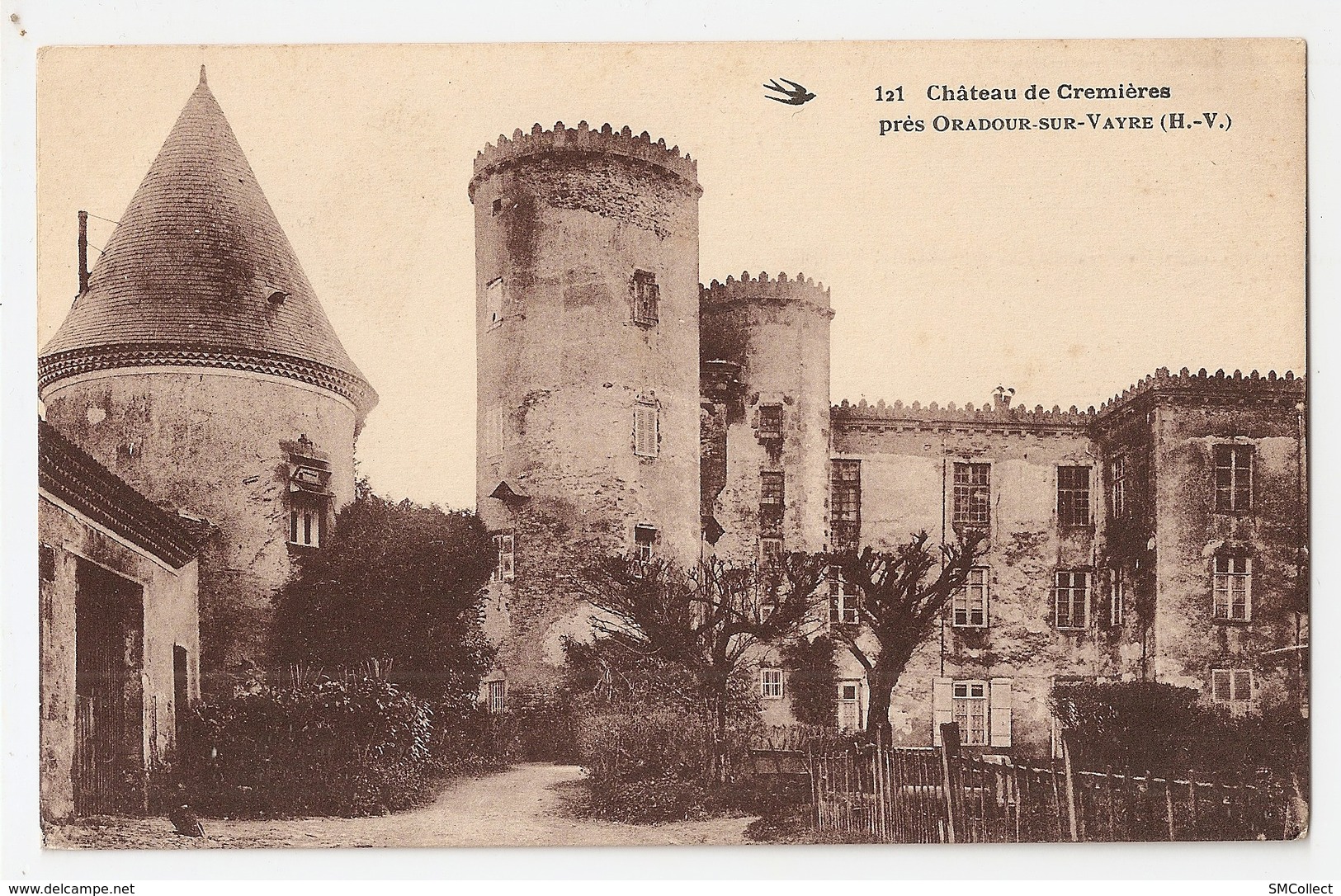 87 Près Oradour Sur Vayre. Chateau De Cremières (1381) - Oradour Sur Vayres