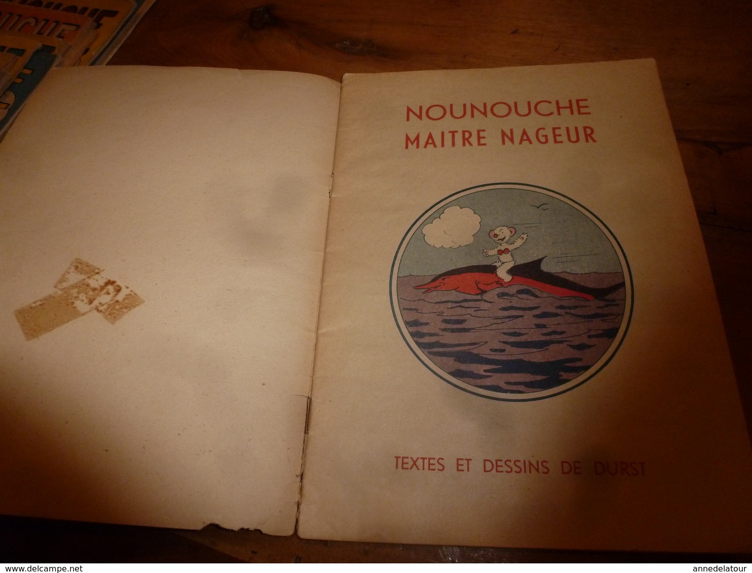 1953 NOUNOUCHE Maitre-nageur,   Texte Et Dessins De DURST - Collections