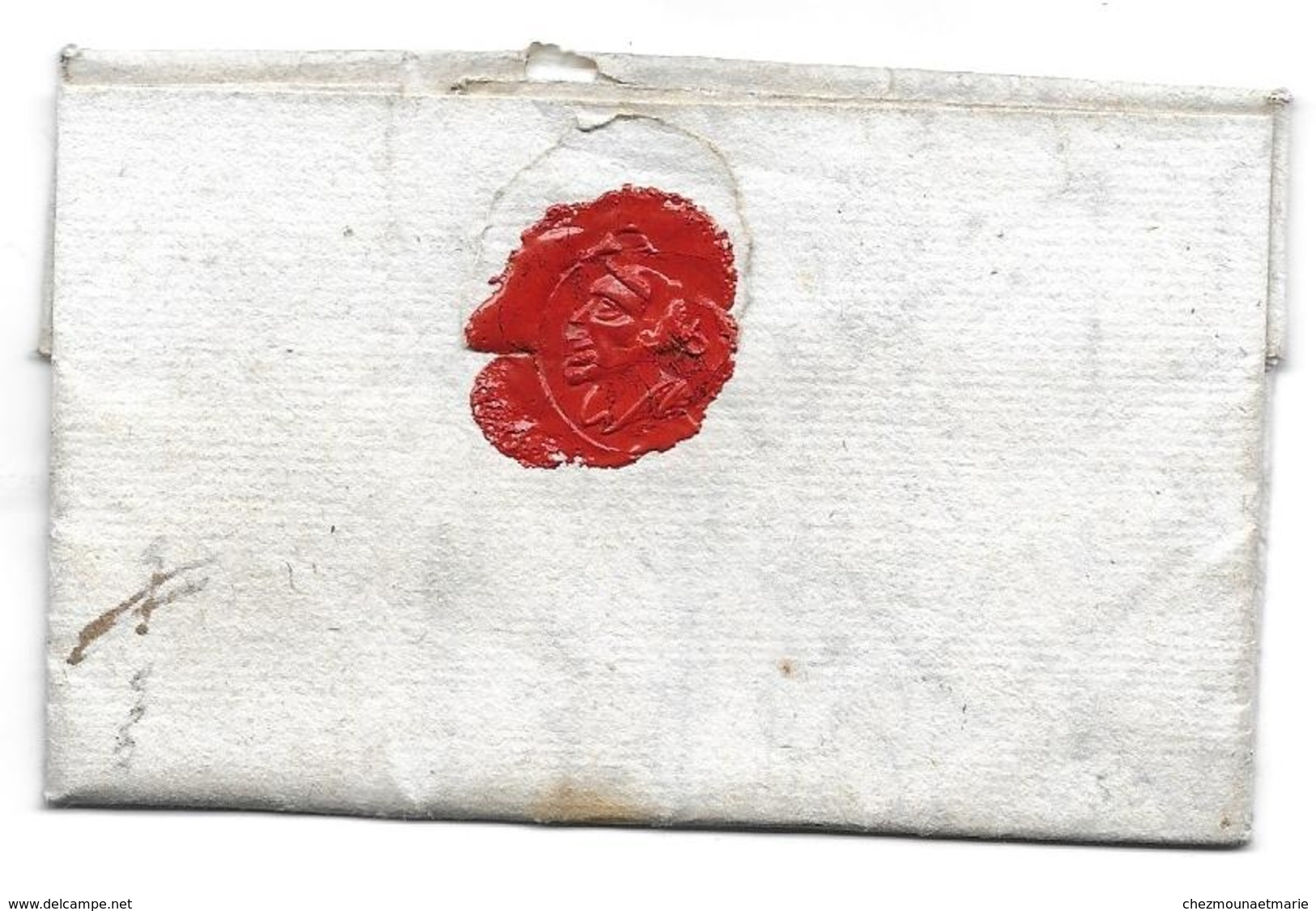 MURAT 1790 - TEILLARD JUGE - CACHET CIRE AVEC TETE - CANTAL - LETTRE MISSIVE LAC - 1701-1800: Précurseurs XVIII