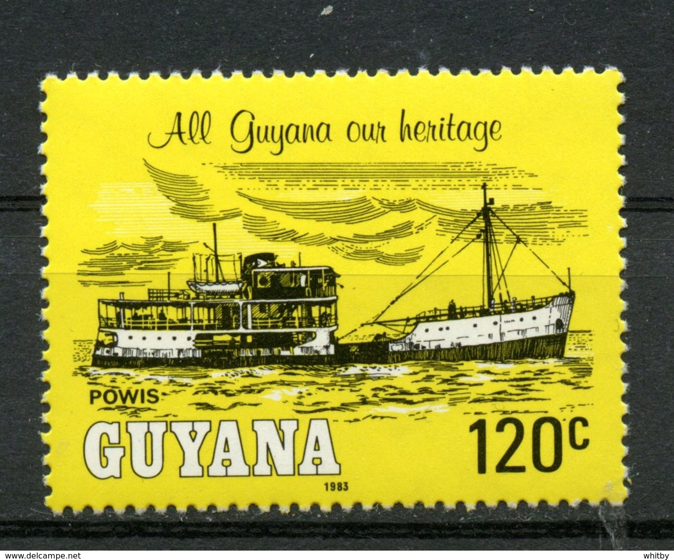 Guyana 1983 120c  River Steamers Issue  #663 - Guiana (1966-...)