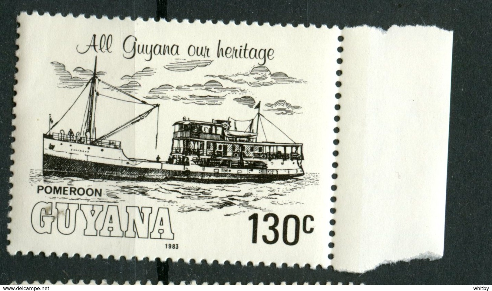 Guyana 1983 130c  River Steamers Issue  #664 - Guyana (1966-...)