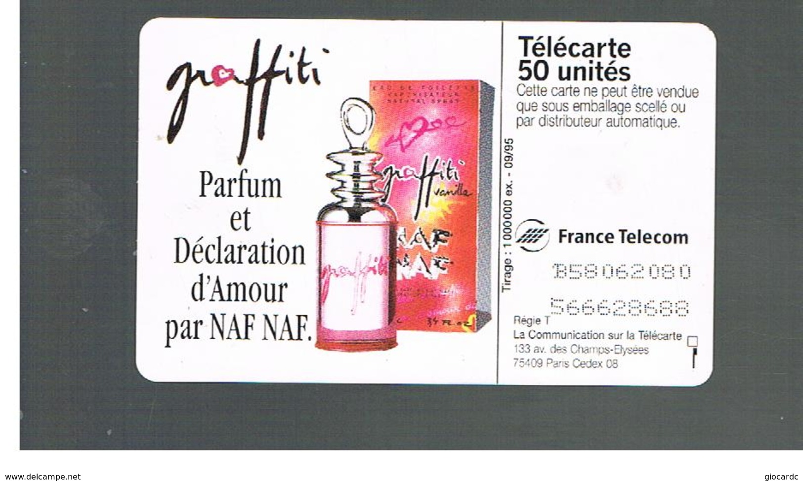 FRANCIA (FRANCE) -  1995 GRAFFITI PARFUM - USED°- RIF. 10889 - Profumi