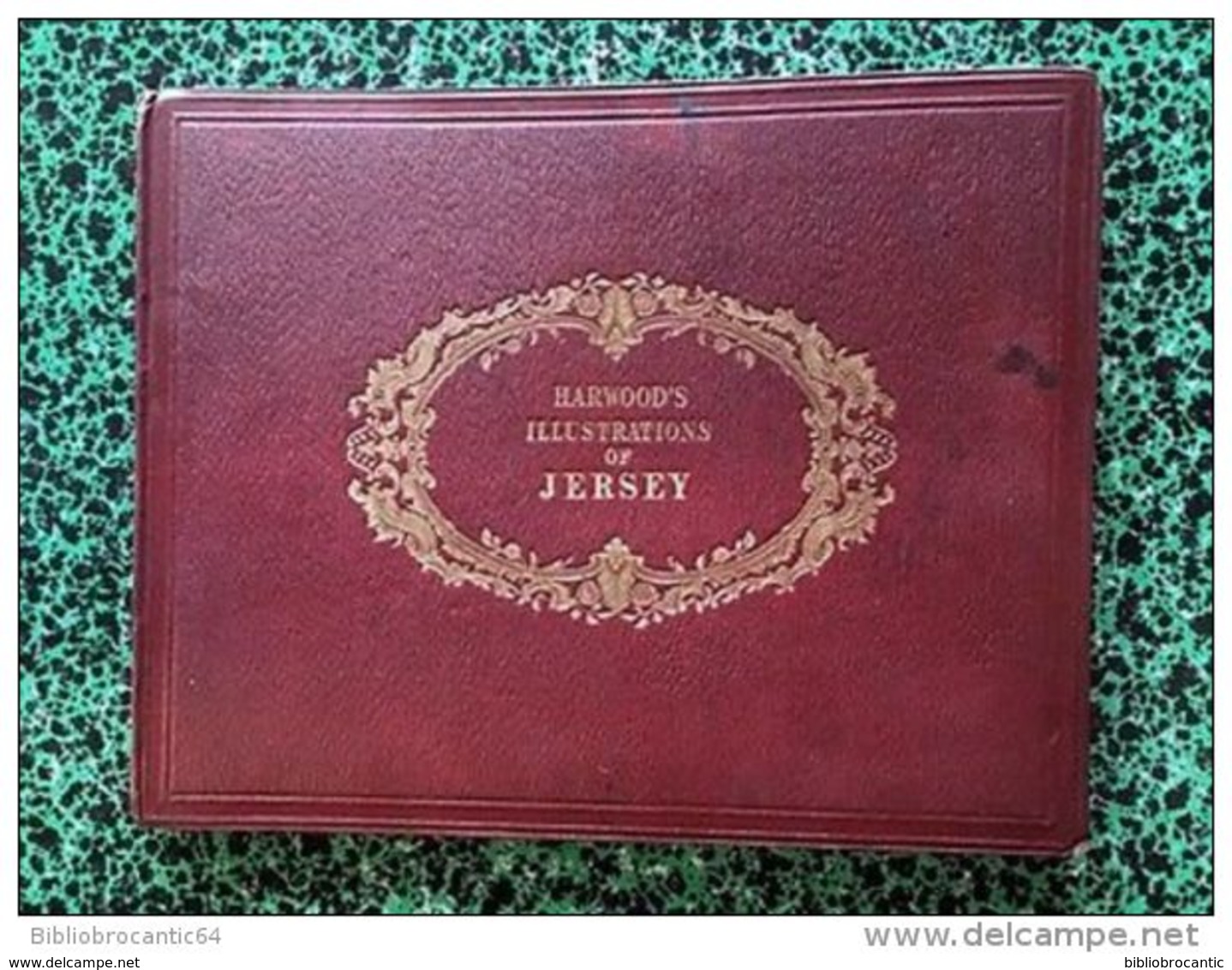 ALBUM * HARWOODS ILLUSTRATIONS OF JERSEY * 1855 - 1850-1899