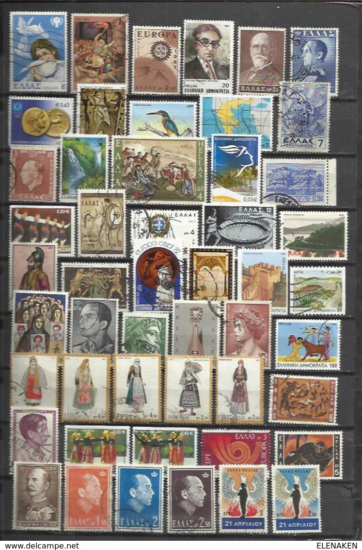 Q863-LOTE SELLOS GRECIA SIN TASAR,SIN REPETIDOS,ESCASOS. -GREECE STAMPS LOT WITHOUT PRICING WITHOUT REPEATED. -GRIECHEN - Collections