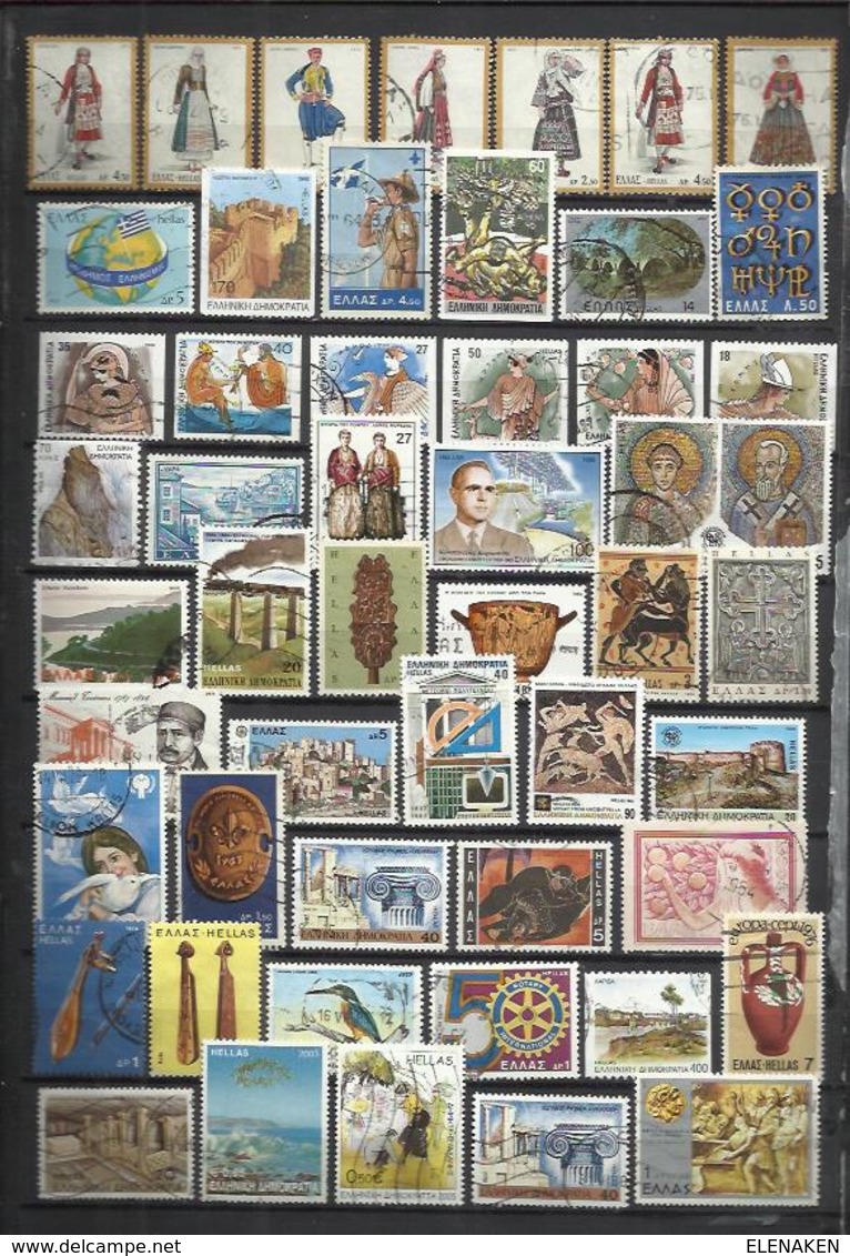 Q867-LOTE SELLOS GRECIA SIN TASAR,SIN REPETIDOS,ESCASOS. -GREECE STAMPS LOT WITHOUT PRICING WITHOUT REPEATED. -GRIECHEN - Collections