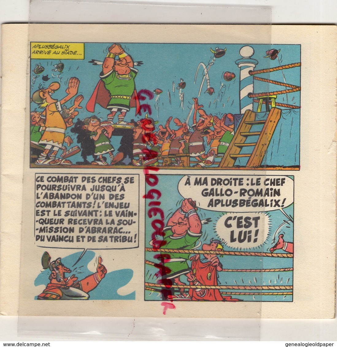 ELF ASTERIX- BD - RENCONTRE AU SOMMET- LE COMBAT DES CHEFS-UDERZO GOSCINY- - Andere Magazine