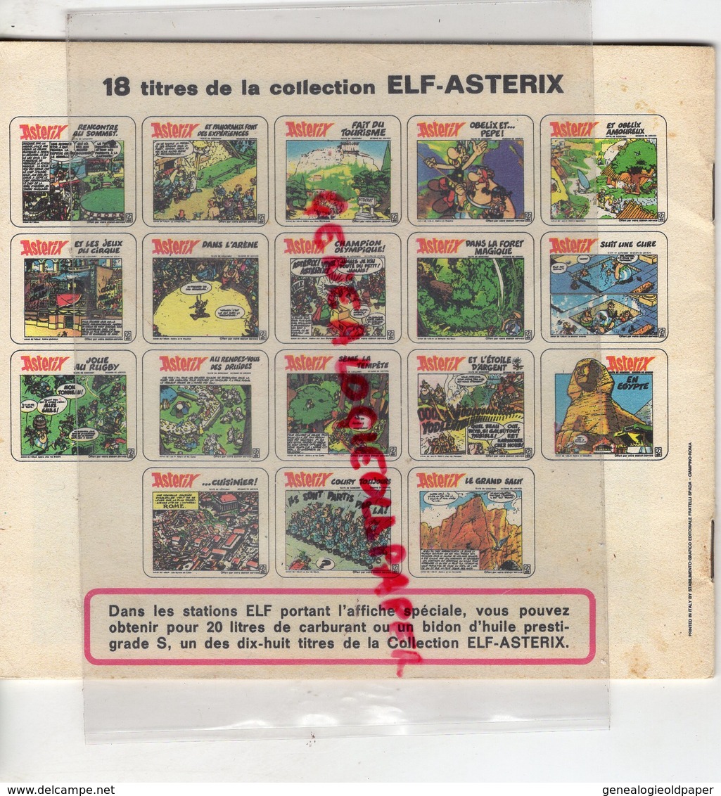 ELF ASTERIX- BD - RENCONTRE AU SOMMET- LE COMBAT DES CHEFS-UDERZO GOSCINY- - Andere Magazine