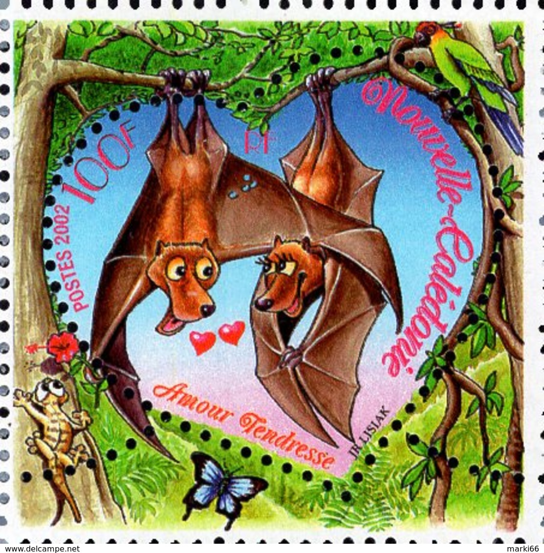 New Caledonia - 2002 - Happy Saint Valentine - Mint Stamp - Unused Stamps