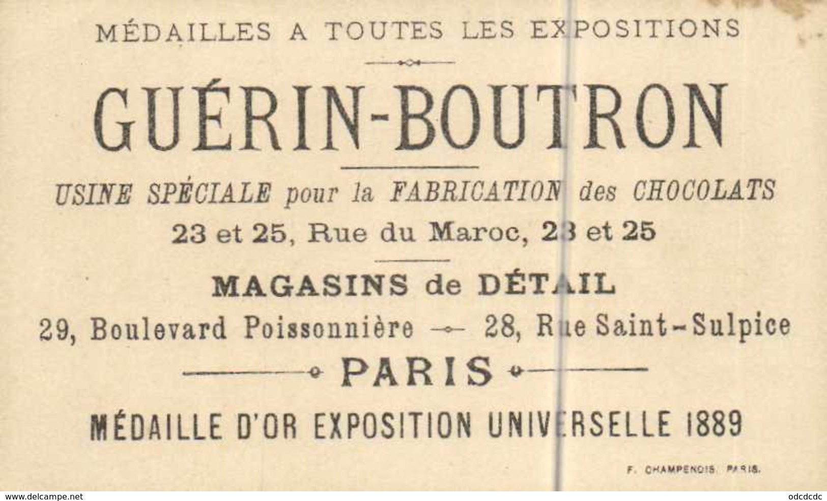 CHOCOLAT GUERIN BOUTRON  Auteurs Celebres RACINE  LES PLAIDEURS  RV - Guérin-Boutron