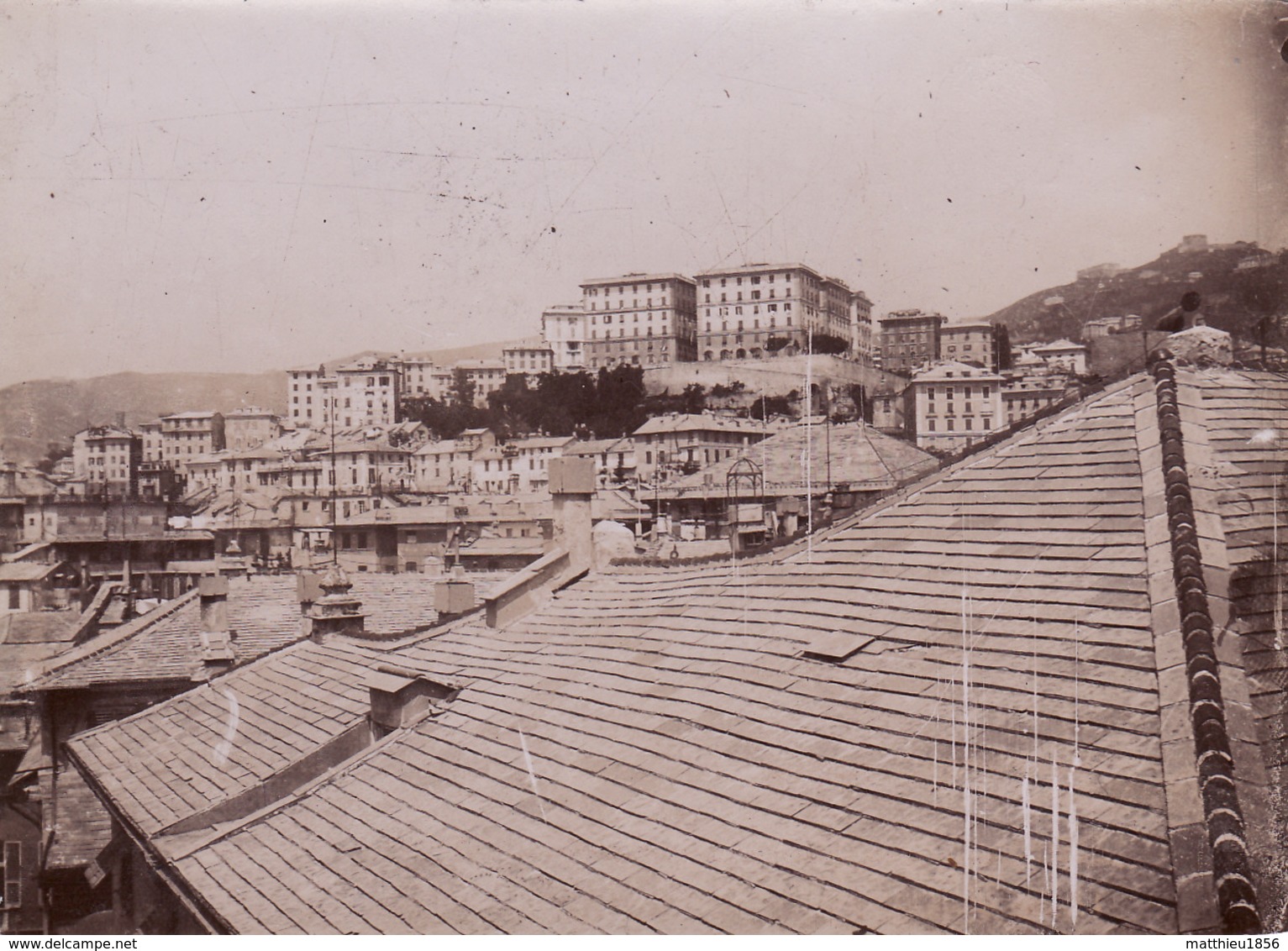 Photo 1898 GENOVA (Gênes) - Vista (A188) - Otros & Sin Clasificación