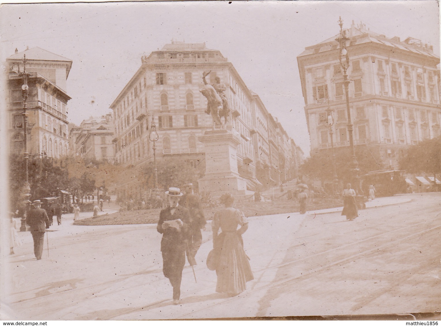 Photo 1898 TURIN (Torino) - Une Rue (A188) - Other Monuments & Buildings