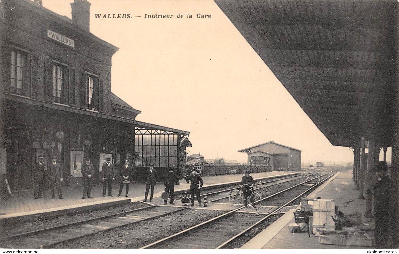 CPA 59 - WALLERS - Interieur De La Gare. - Altri & Non Classificati