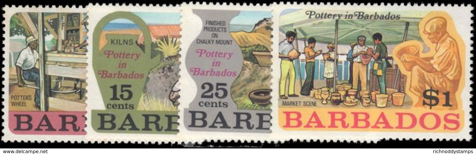 Barbados 1973 Pottery Unmounted Mint. - Barbados (1966-...)