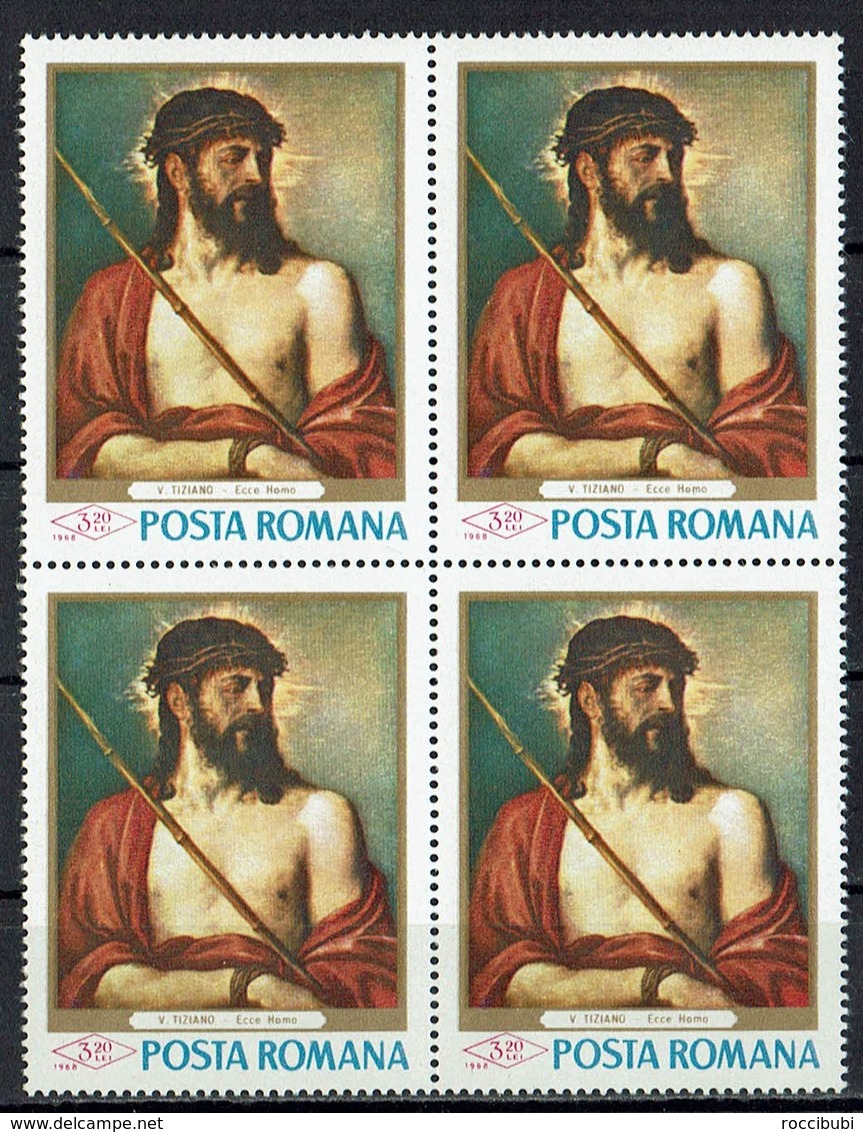 *Rumänien 1968 // Michel 2671 ** 4er (021.640) - Unused Stamps