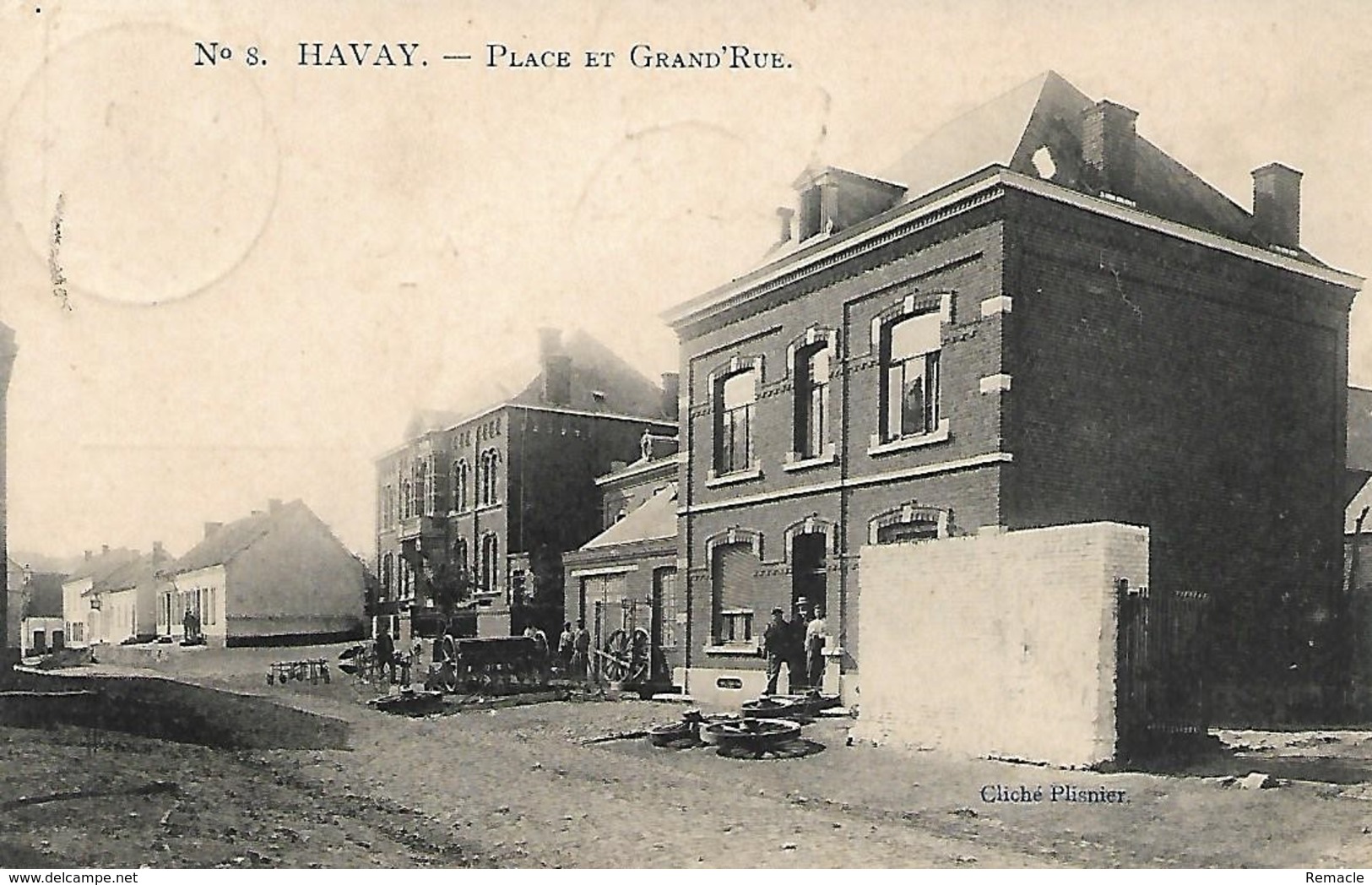 Havay  Place Et Grand Rue - Quevy