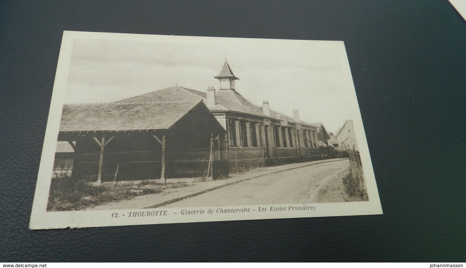 Cp  Thourotte - Glacerie De  Chantereine Les Ecoles  Primaires - Thourotte