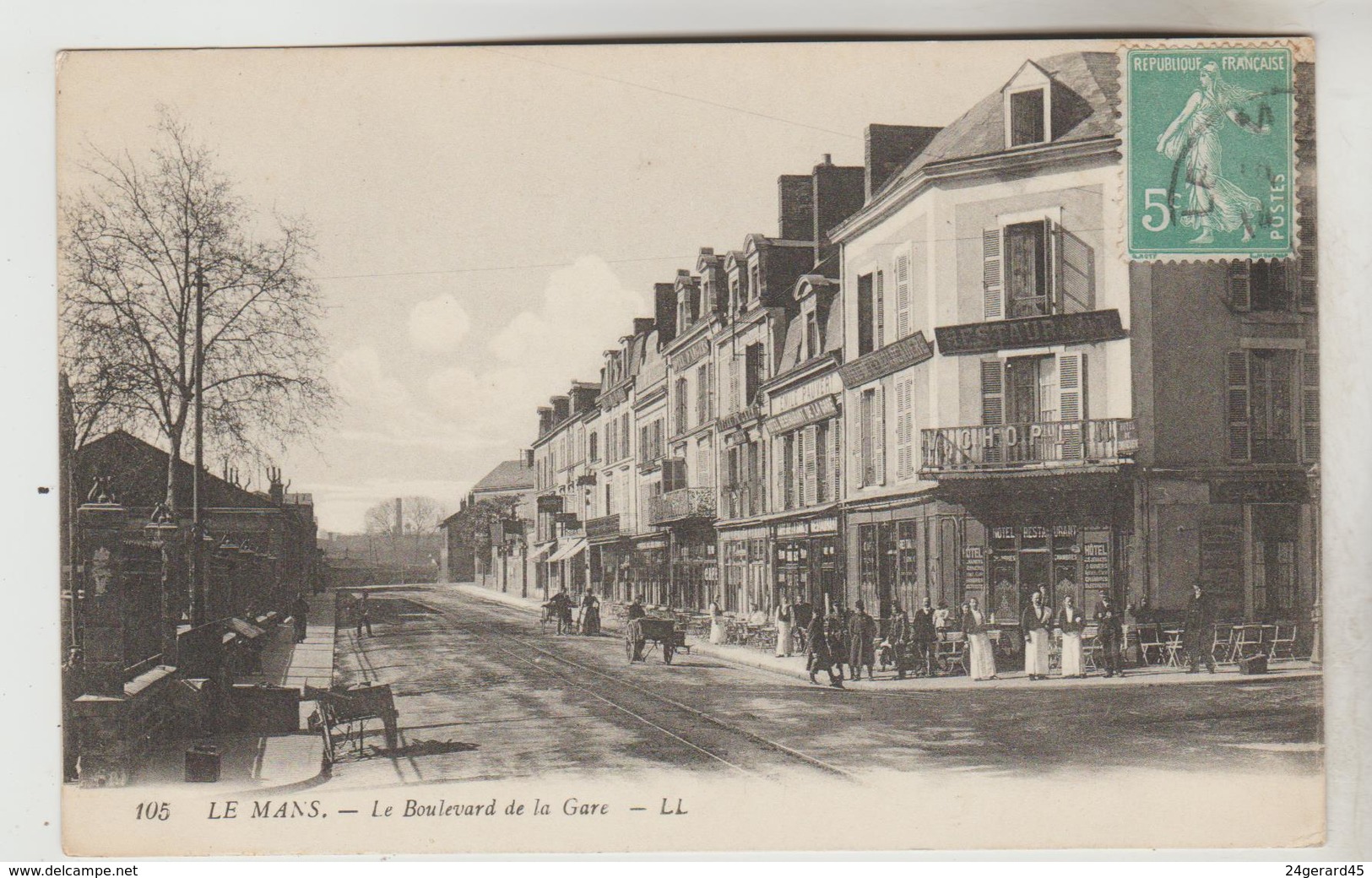 CPA LE MANS (Sarthe) - Le Boulevard De La Gare - Le Mans