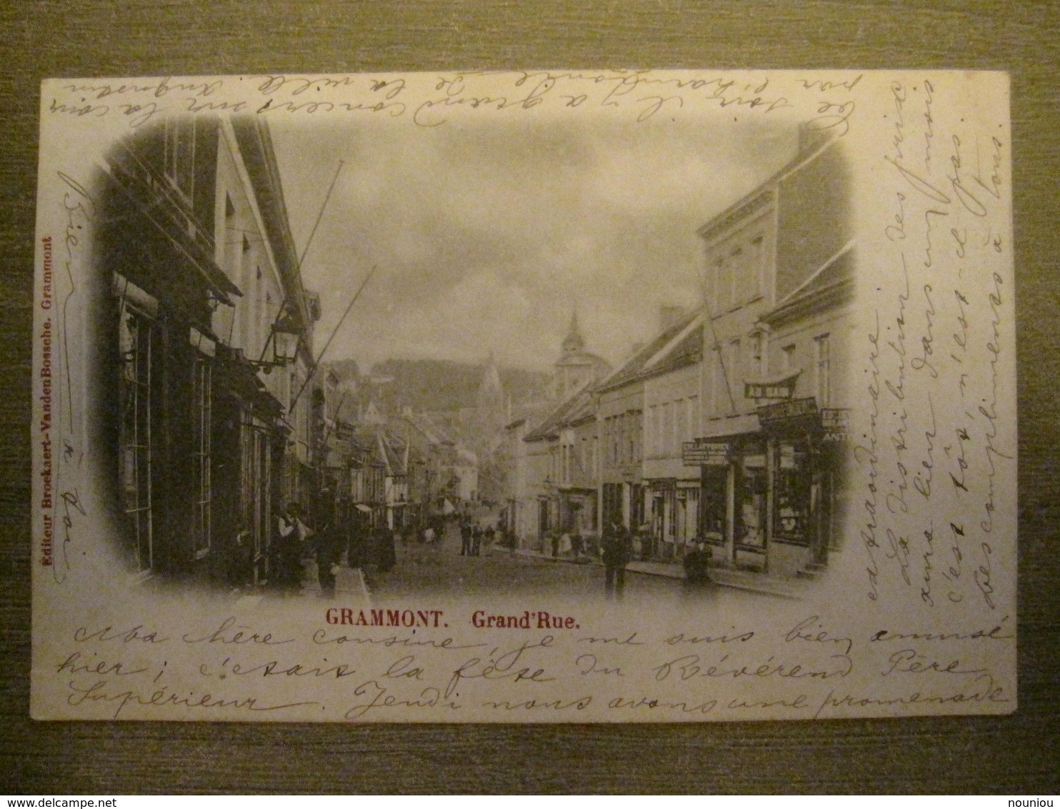 Cpa Grammont Geraardsbergen - Grand' Rue - Edit. Broekaert Vanden Bossche - 1902 - Geraardsbergen
