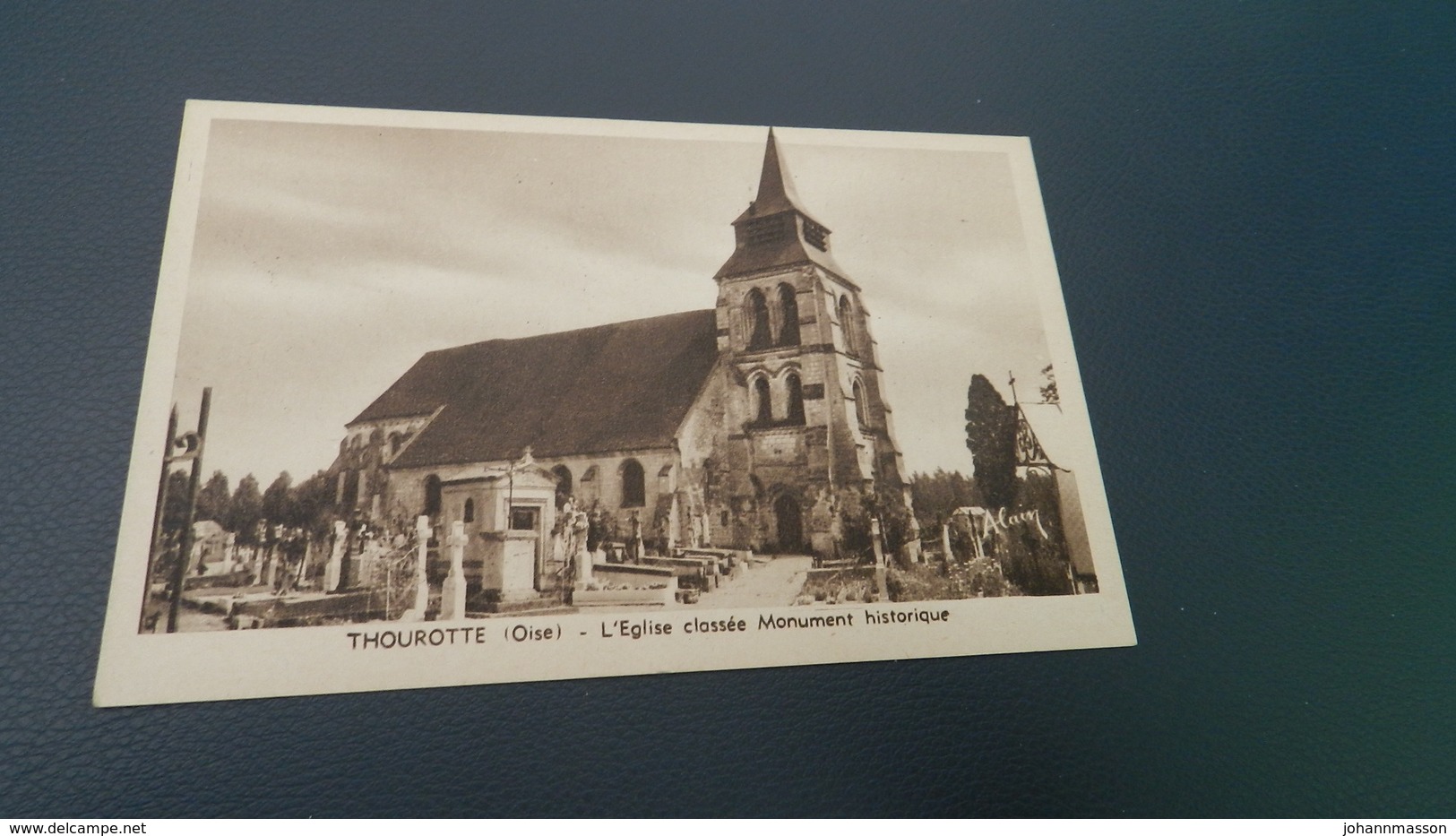 Cp  Thourotte -     L église  Classée Monument  Historique - Thourotte