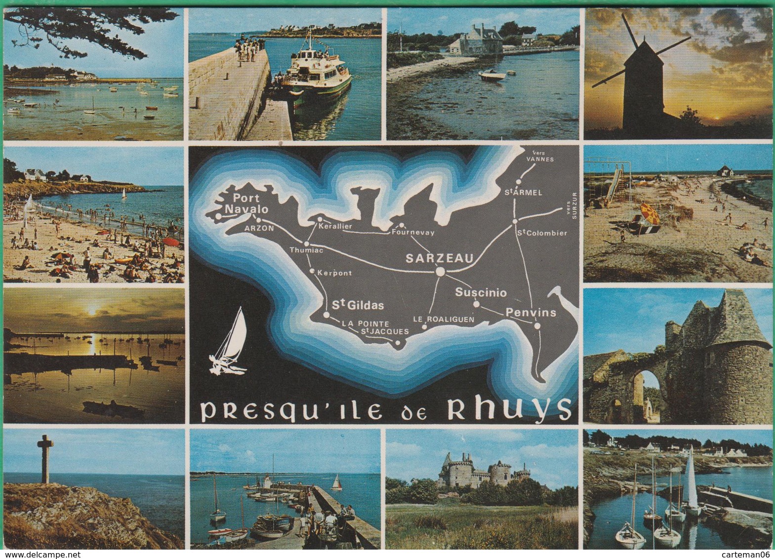 56 - Presqu'île De Rhuys - Multi-vues - Editeur: Belles Editions De Bretagne N°786 - Autres & Non Classés