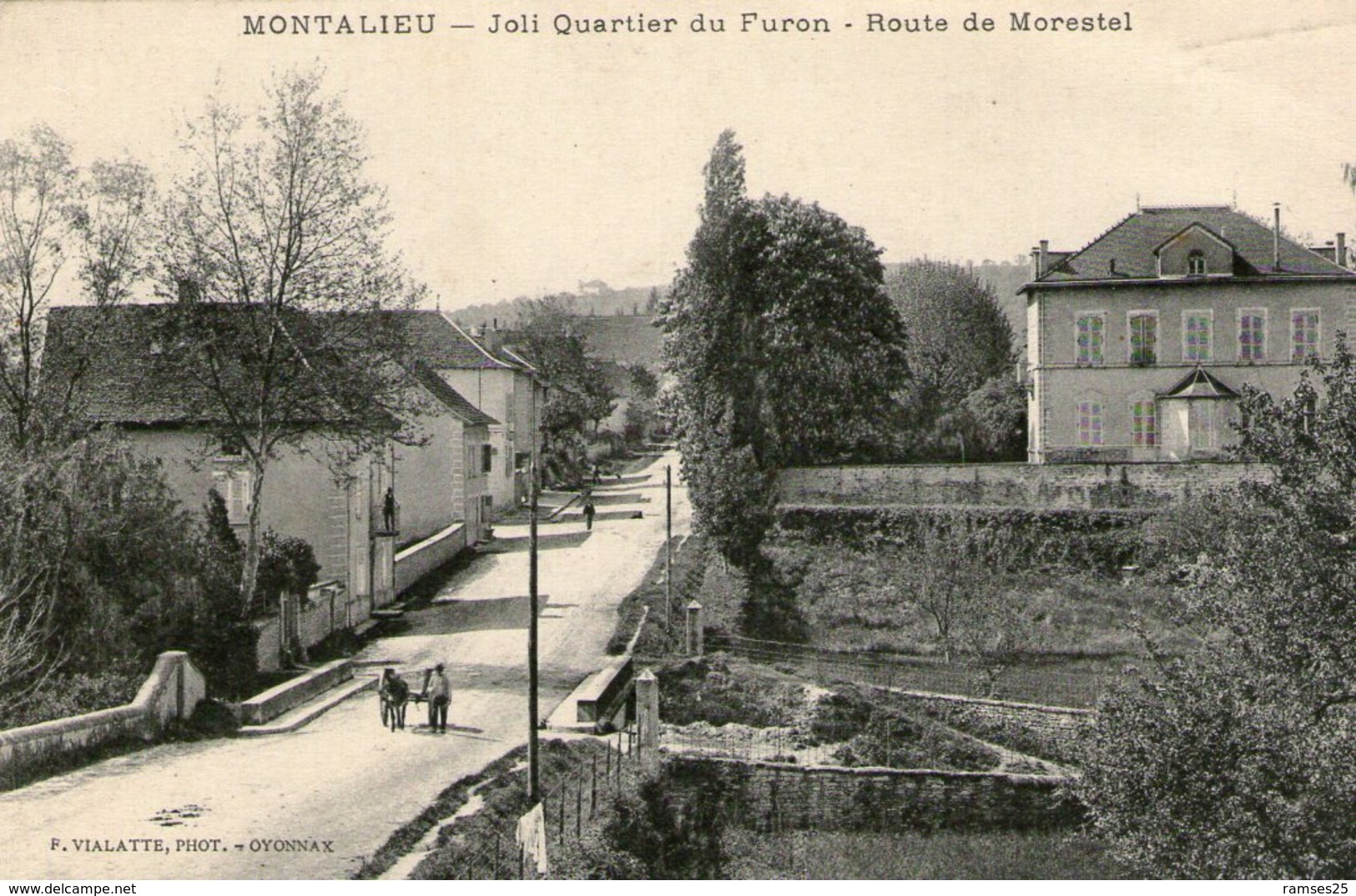 (63) CPA  Montalieu  Quartier Du Furon Route De Morestel   (Bon Etat) - Autres & Non Classés