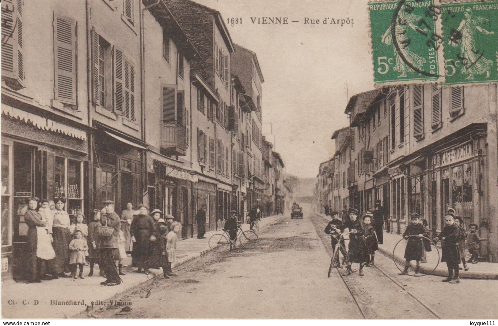 Vienne- Rue D'arpot (belle Carte Animée) - Vienne