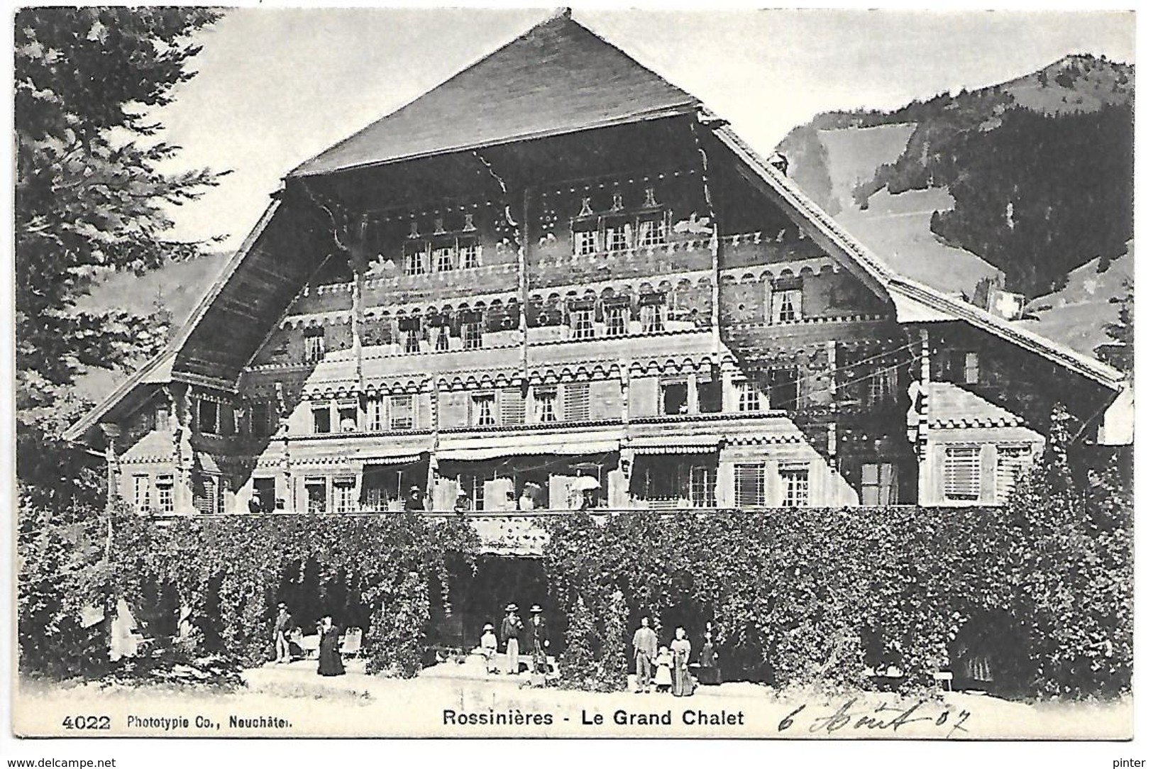 SUISSE - ROSSINIERES - Le Grand Chalet - Rossinière