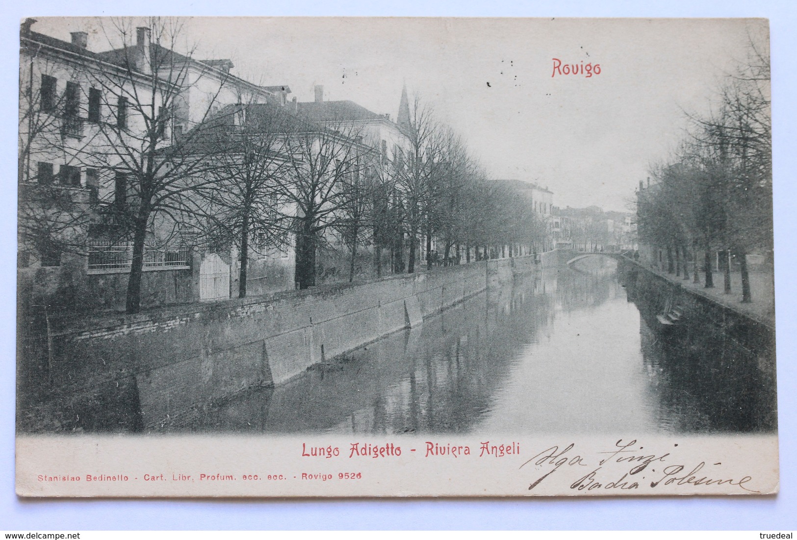 Lungo Adigetto - Riviera Angeli, Rovigo, Veneto, Italia Italy, 1902 - Rovigo