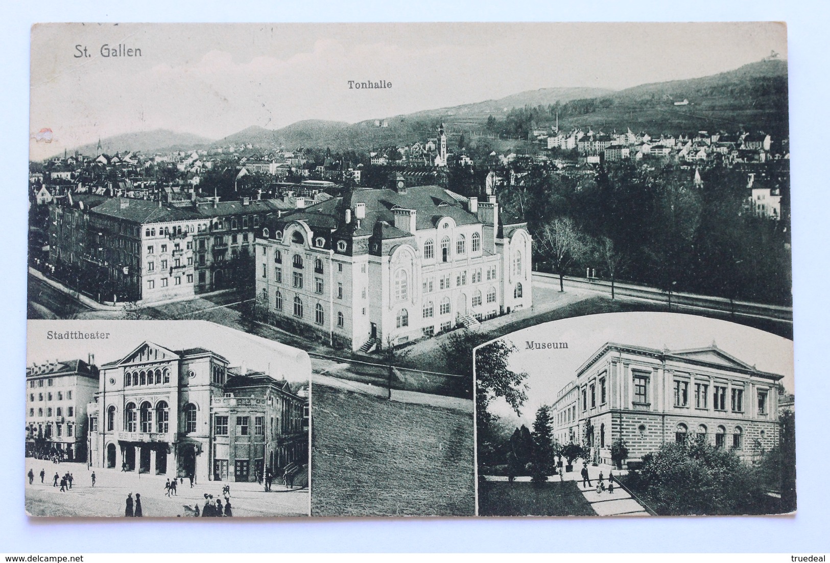 Tonhalle, Stadttheater, Museum, St. Gallen, Schweiz Svizzera Suisse Switzerland, 1914 - St. Gallen