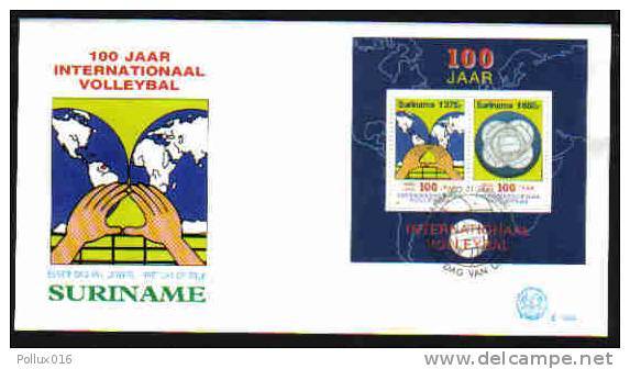 Surinam / Suriname 1995 FDC 180a 100 Year Volleybal Volleyball - Suriname