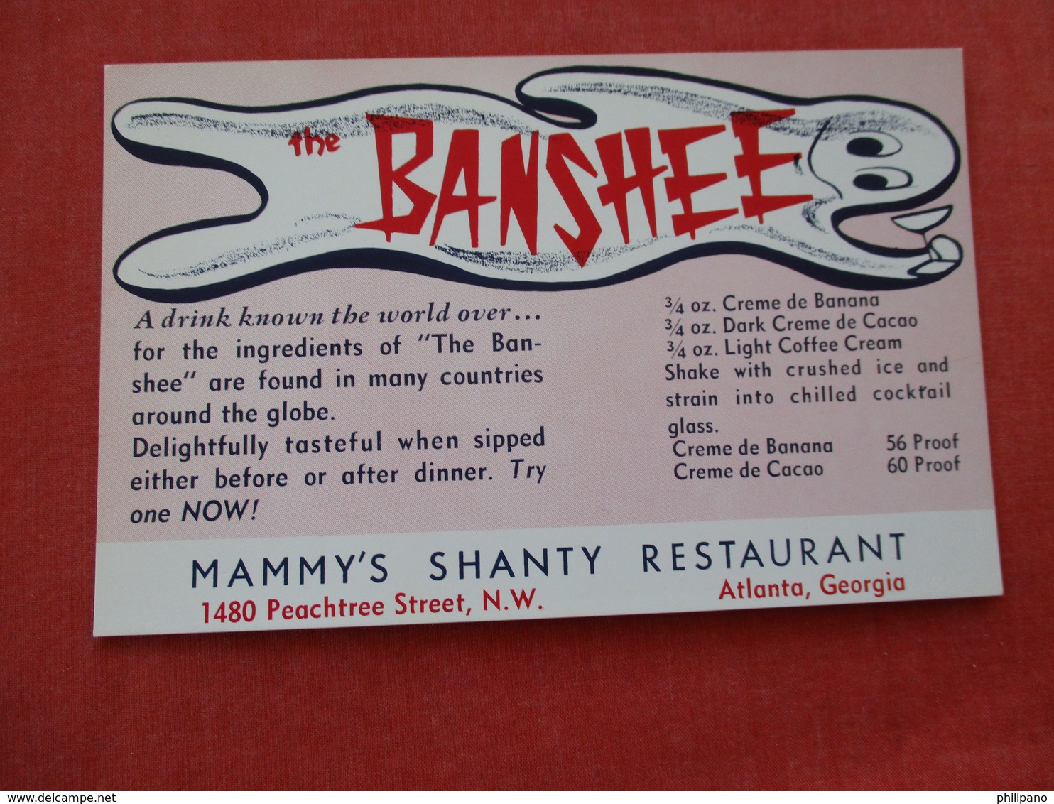 The Banshee-- Mammy's Shanty Restaurant  ---------Georgia > Atlanta    =ref 2933 - Atlanta