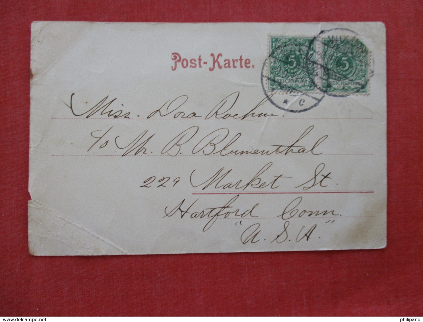 Germany > Mecklenburg-West Pomerania > Wismar   Stamp & Cancel=ref 2933 - Wismar