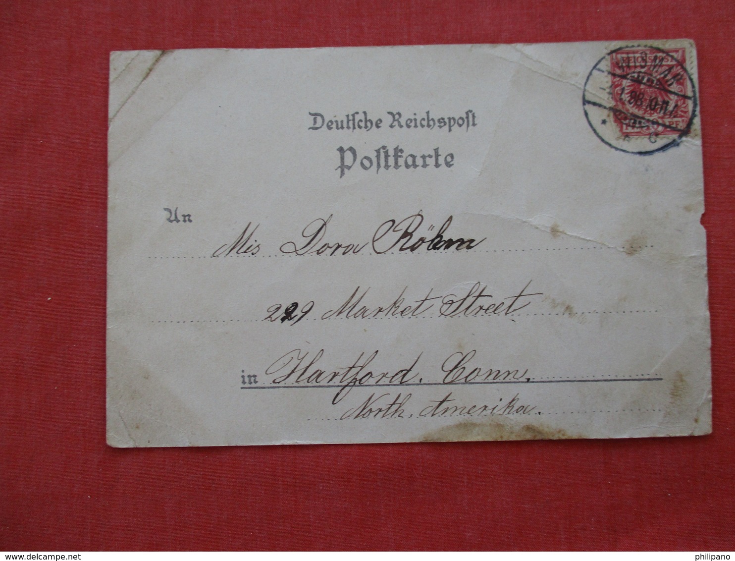 Germany > Mecklenburg-West Pomerania > Wismar   Bahn Stamp & Cancel=ref 2933 - Wismar