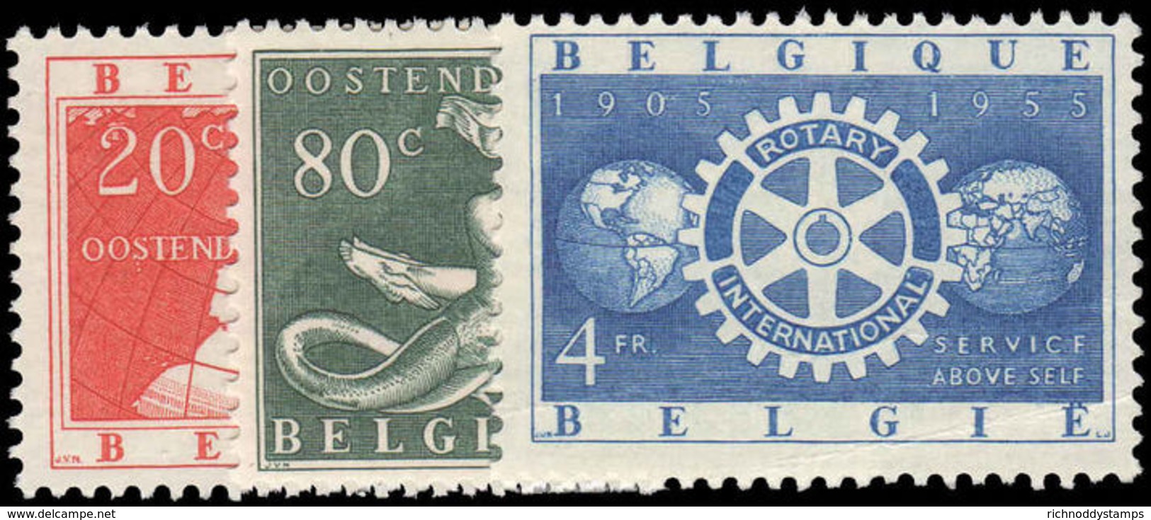 Belgium 1954 Rotary Unmounted Mint. - Unused Stamps