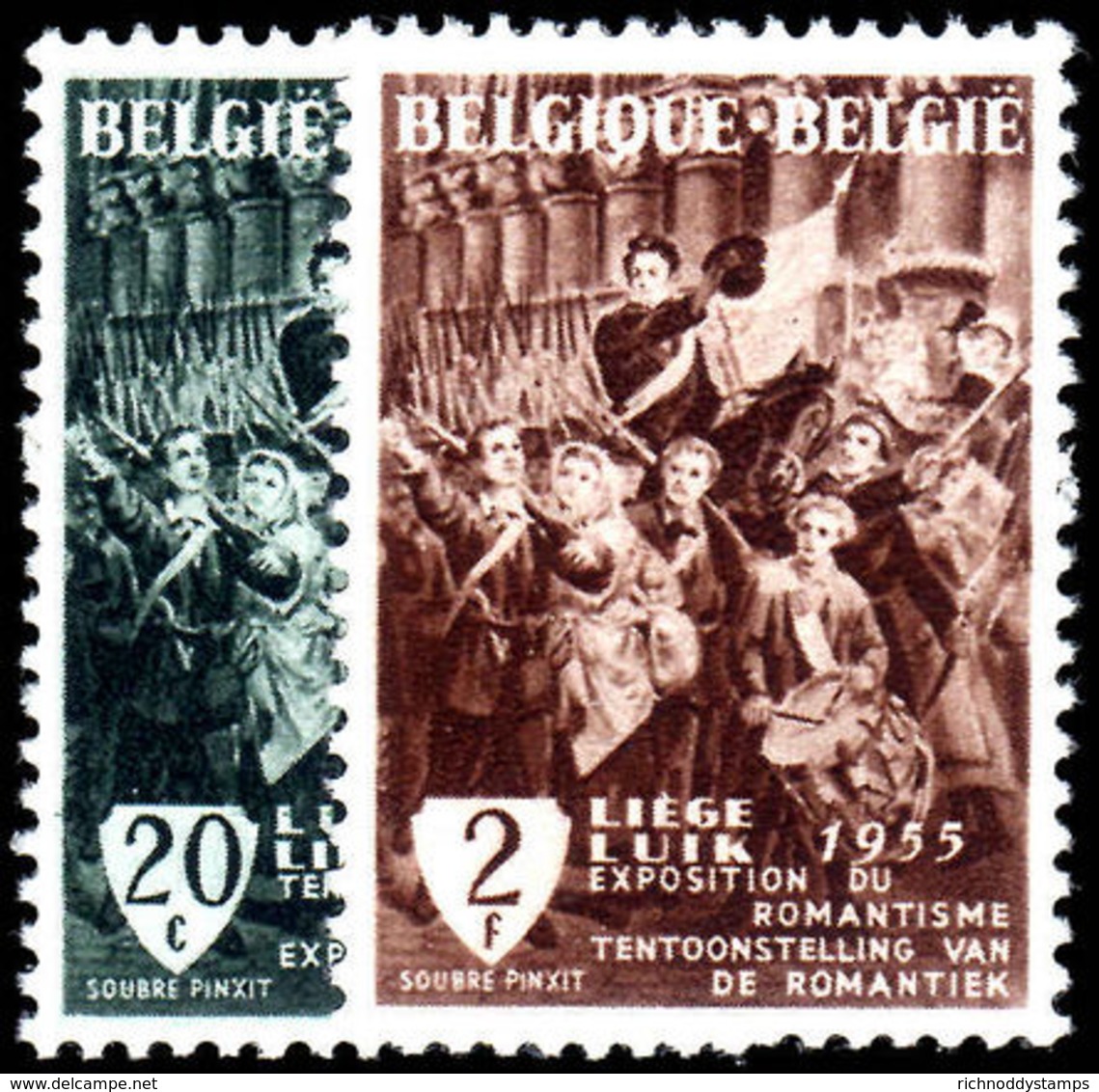 Belgium 1955 125th Anniv Of 1830 Revolution Unmounted Mint. - Unused Stamps