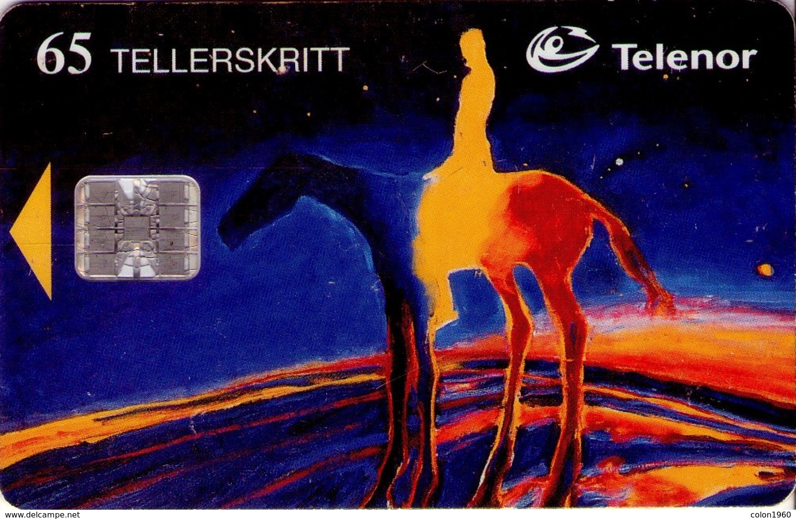 TARJETA TELEFONICA DE NORUEGA. N-80 (059) - Norvège