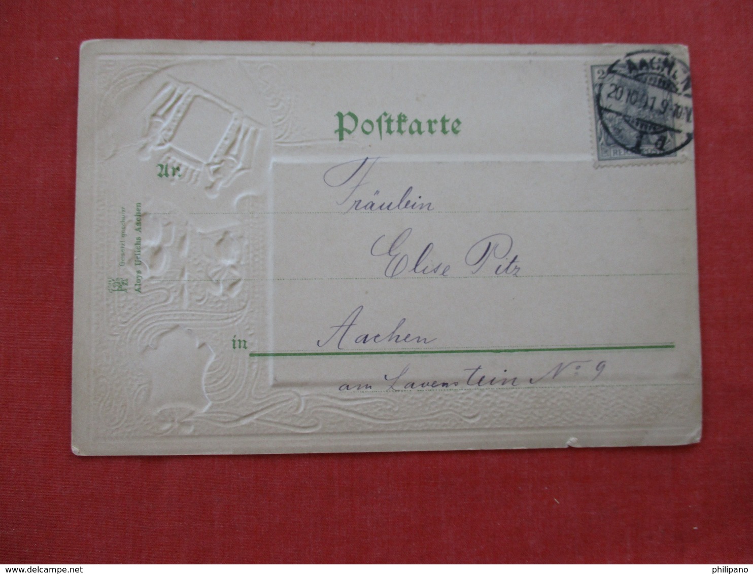 Embossed  Aachen   Stamp & Cancel=ref 2933 - Other & Unclassified