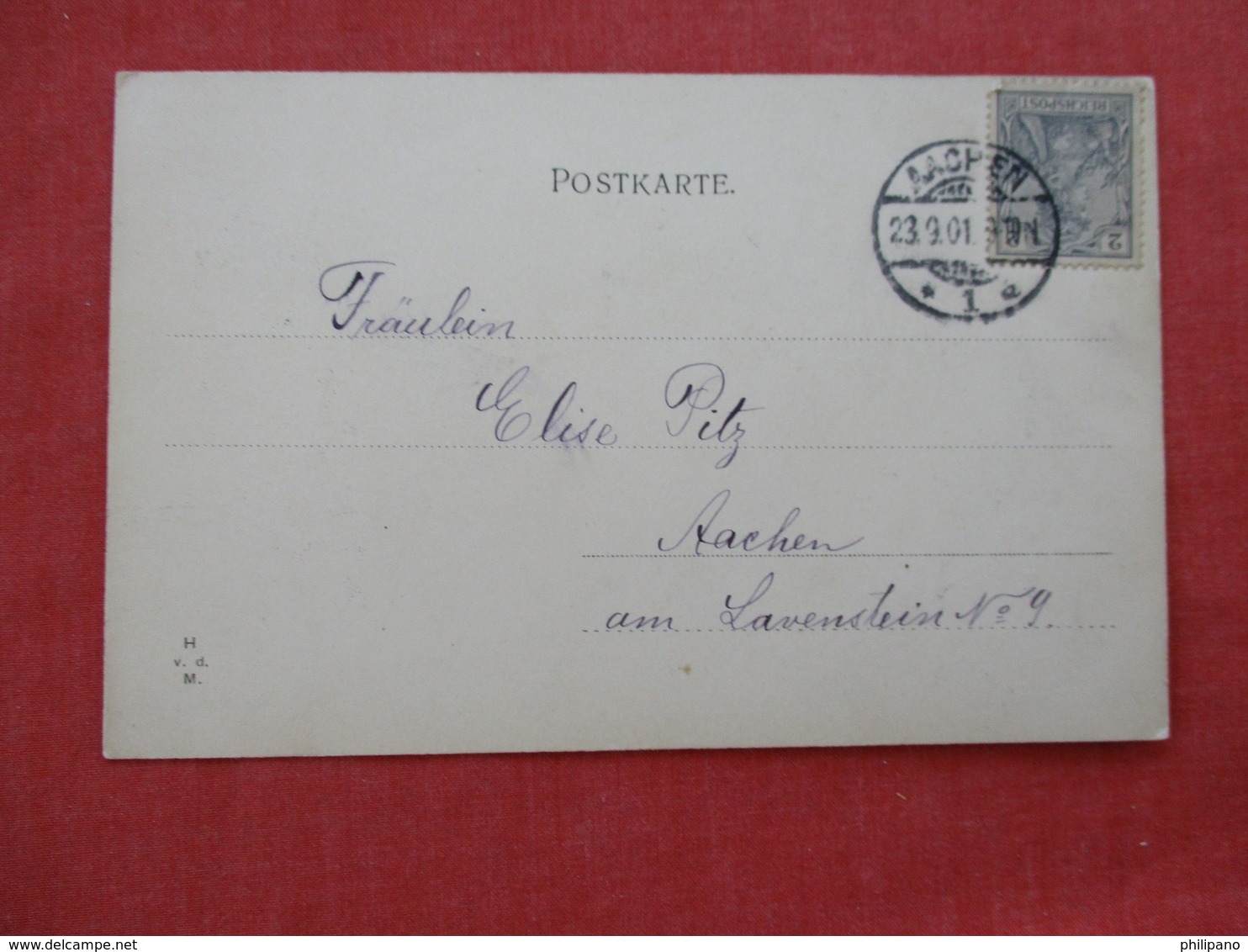 Embossed  Aachen   Stamp & Cancel=ref 2933 - Other & Unclassified