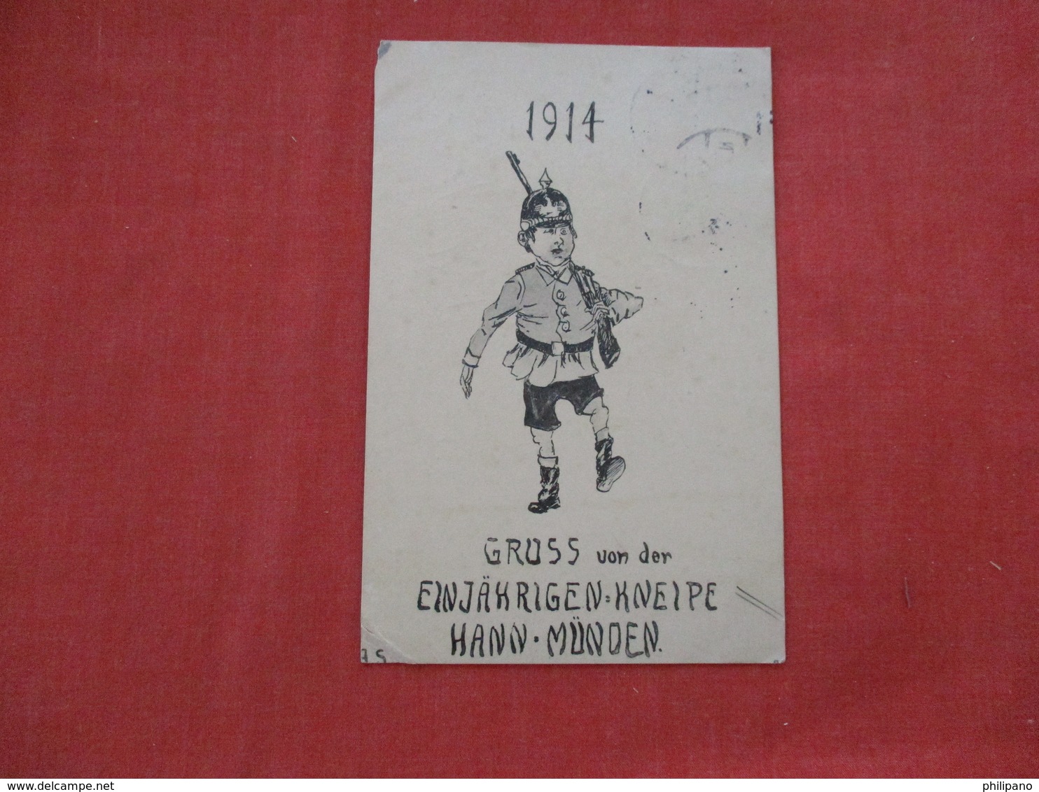 1914 Child In Uniform =ref 2933 - War 1914-18