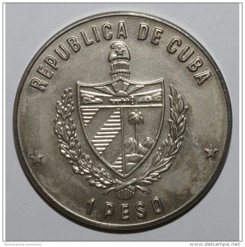 CUBA - KM 53 - 1 PESO 1981 - Flore Cubaine - FLEUR DE COIN - Cuba