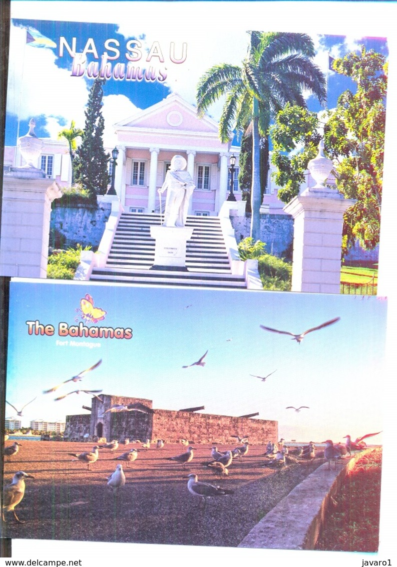 BAHAMAS : 2 POSTCARDS (UNC) As Pictured - Bahamas