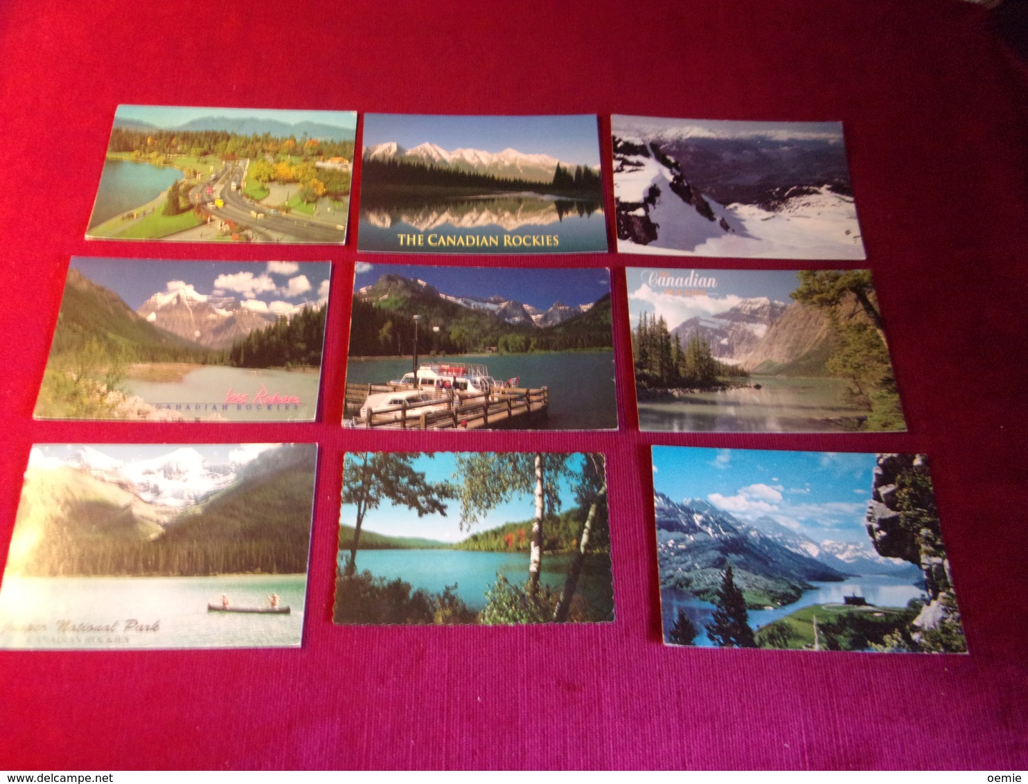 LOT DE 9 CARTES   POSTALES  DU CANADA - Monde