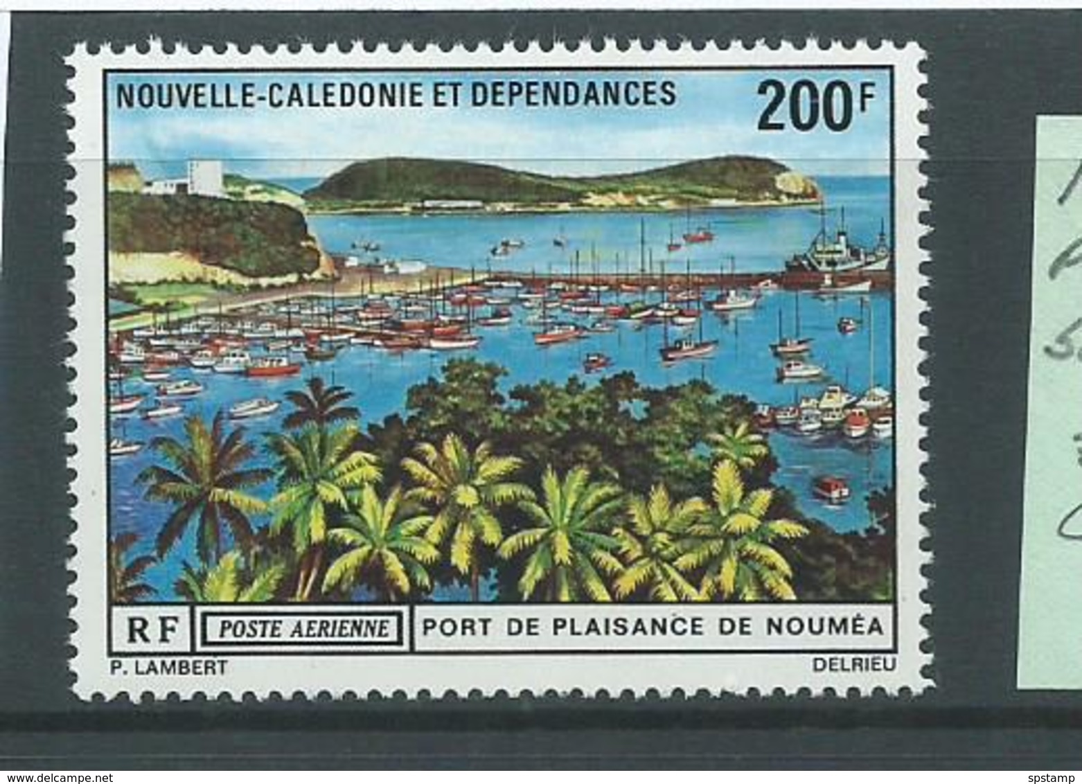 New Caledonia 1971 Port Plaissance 200 F Single MNH - Unused Stamps