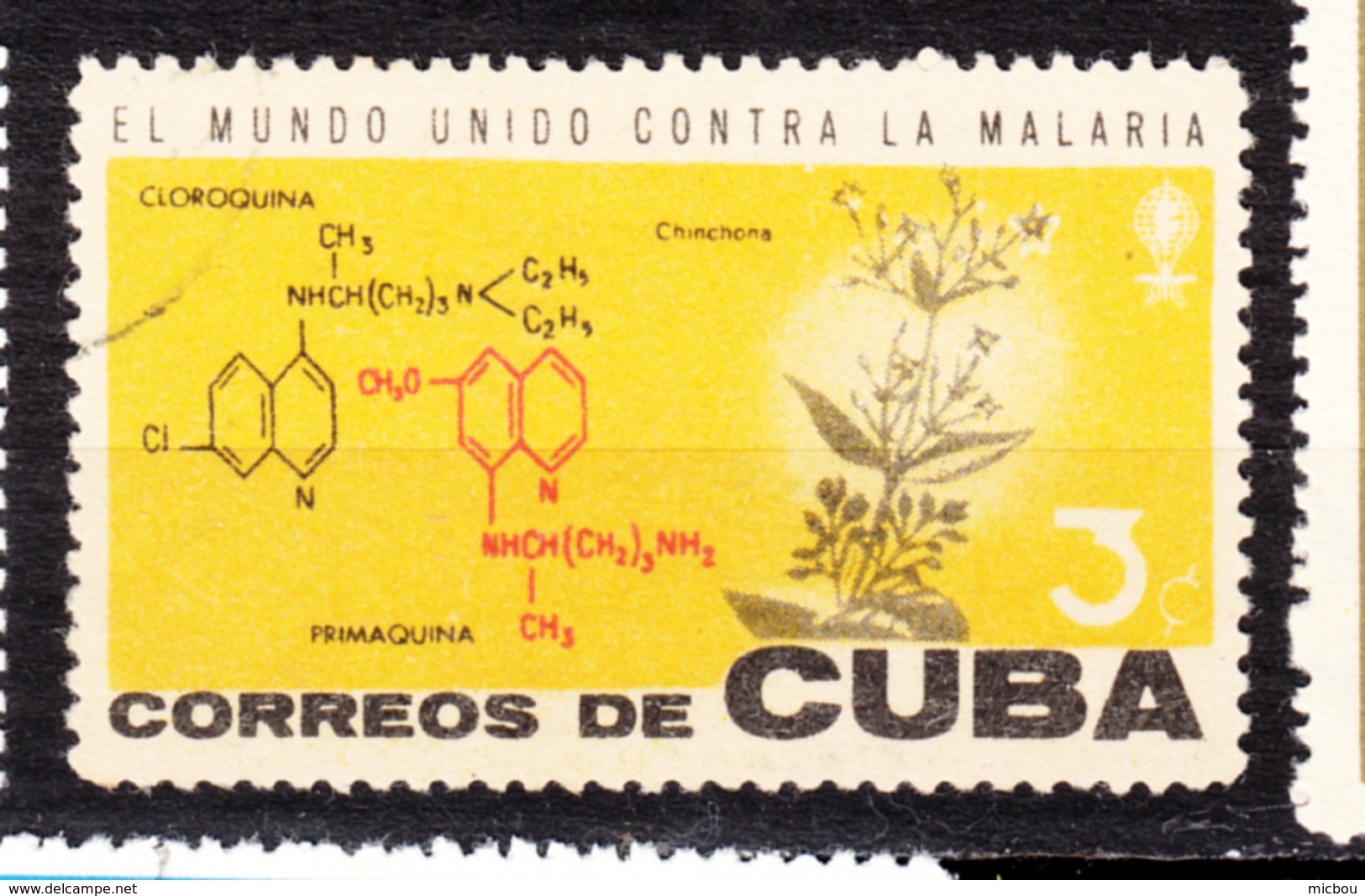 Cuba,  Plante Médicinale, Medicinal Plant, Quinine, Chimie, Chemistry, Pharmacie, Pharmacy, Malaria, Paludisme - Piante Medicinali