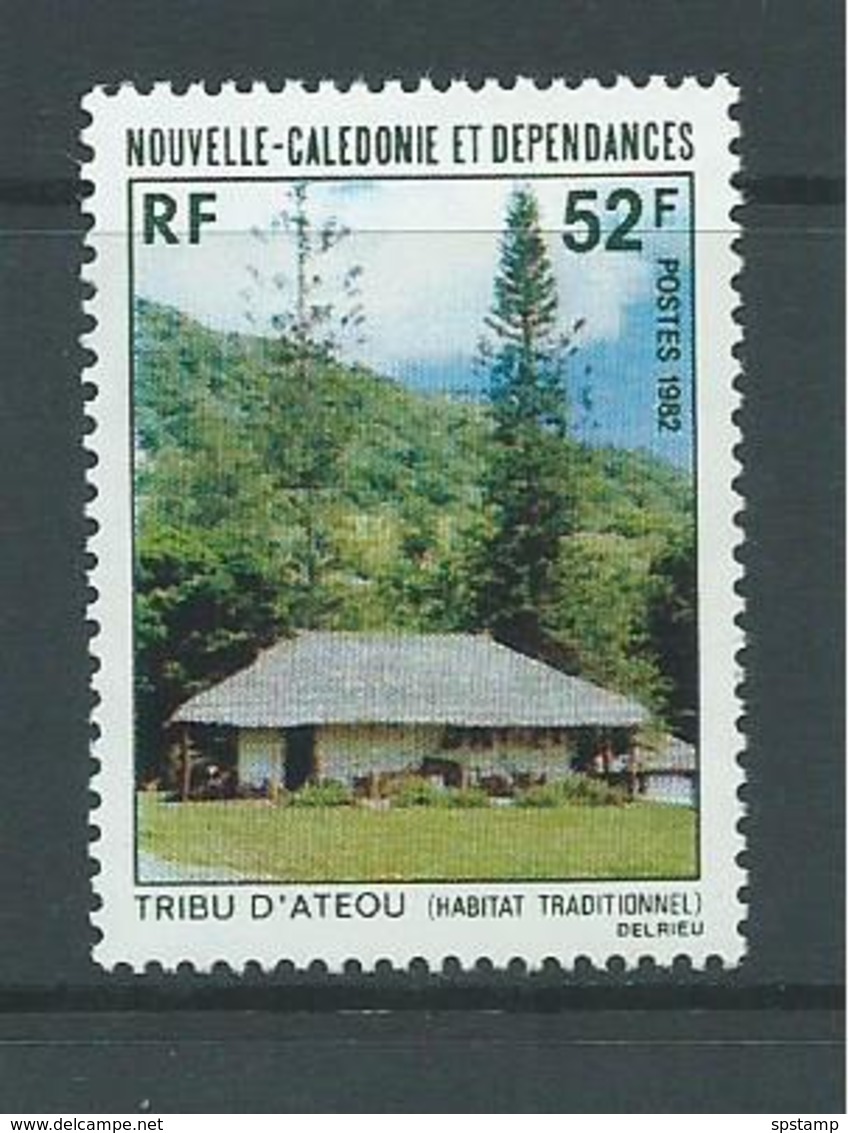 New Caledonia 1982 Traditional House 52 Fr Single MNH - Gebraucht