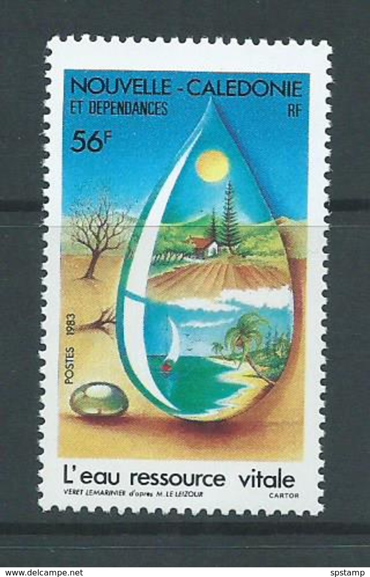 New Caledonia 1983 Natural Resources Water Conservation 56 Fr Single MNH - Used Stamps